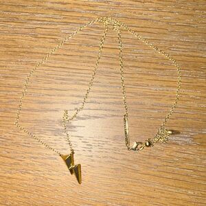 Kendra Scott Gold Lightning Pendant Necklace